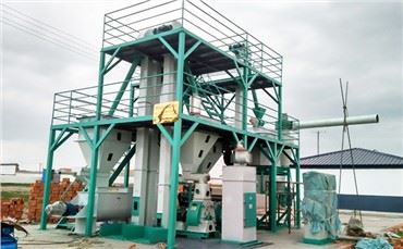 خط إنتاج أعلاف الدواجن 1-20T / H