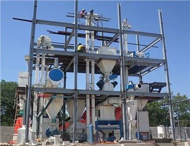 1-5 T / h خط إنتاج علف الدواجن